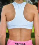 Muscle Freak Fitness Top "White" - Muscle Freak