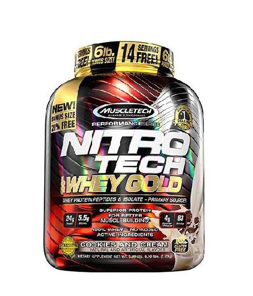 MuscleTech Nitro-Tech 100% Whey Gold - Muscle Freak